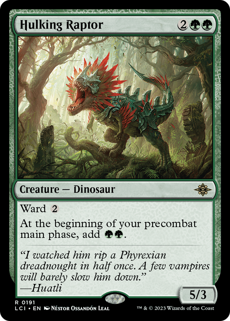 Hulking Raptor [The Lost Caverns of Ixalan] | Odin's Place