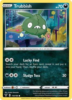 Trubbish (110/185) [Sword & Shield: Vivid Voltage] | Odin's Place