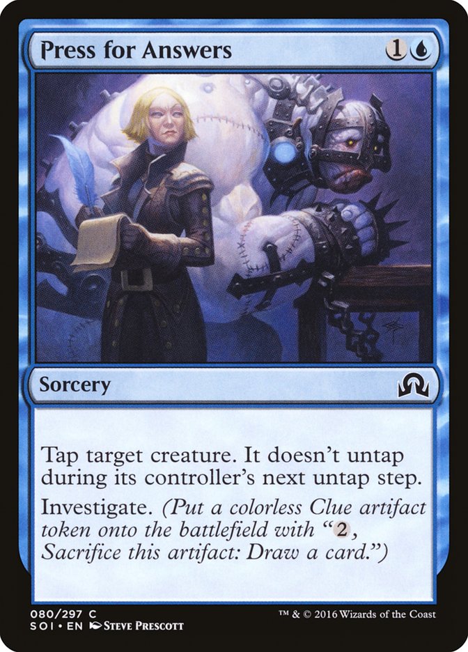 Press for Answers (80) [Shadows over Innistrad] | Odin's Place