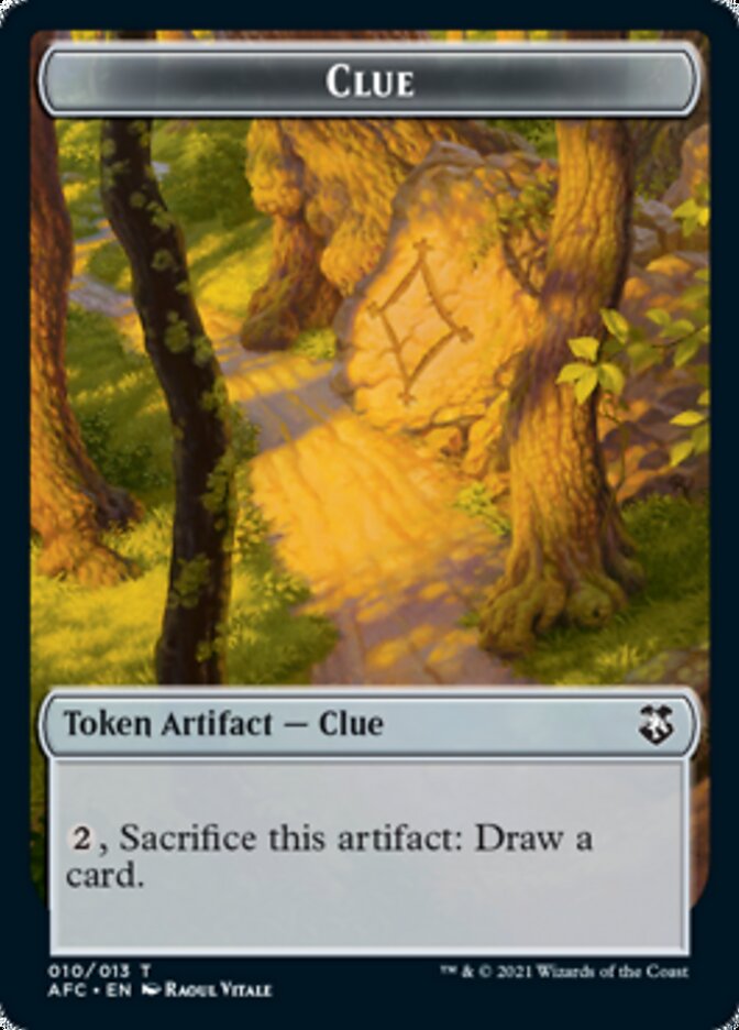 Clue // Goblin Double-Sided Token [Dungeons & Dragons: Adventures in the Forgotten Realms Commander Tokens] | Odin's Place
