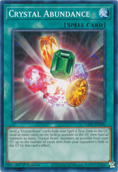 Crystal Abundance [LDS1-EN106] Common | Odin's Place