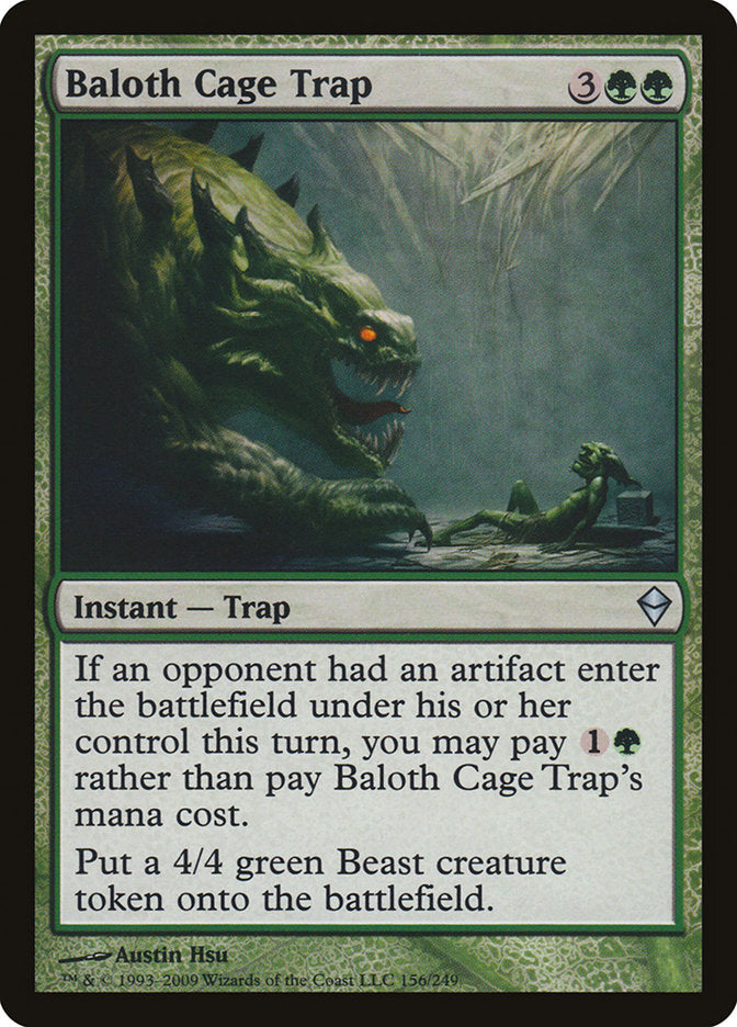 Baloth Cage Trap (156) [Zendikar] | Odin's Place