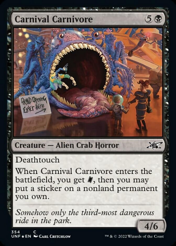 Carnival Carnivore (Galaxy Foil) [Unfinity] | Odin's Place