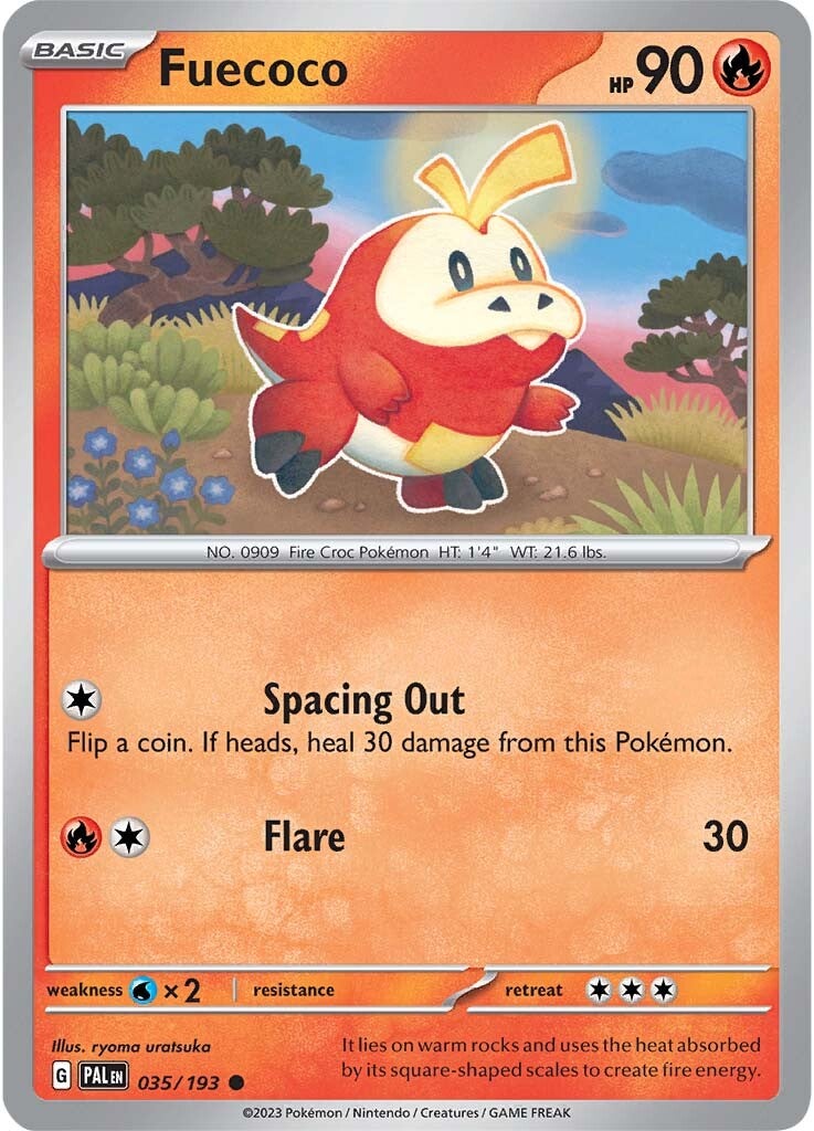 Fuecoco (035/193) [Scarlet & Violet: Paldea Evolved] | Odin's Place