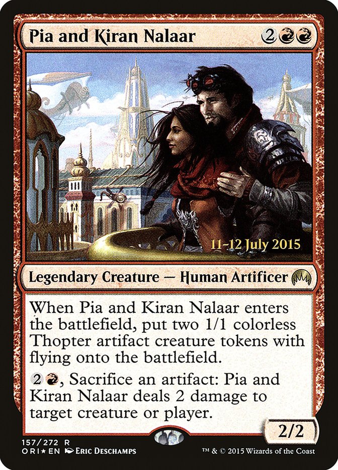 Pia and Kiran Nalaar (157) [Magic Origins Prerelease Promos] | Odin's Place