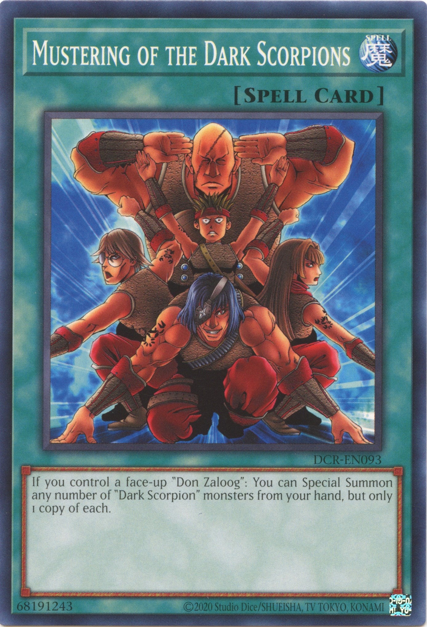 Mustering of the Dark Scorpions (25th Anniversary) [DCR-EN093] Common | Odin's Place