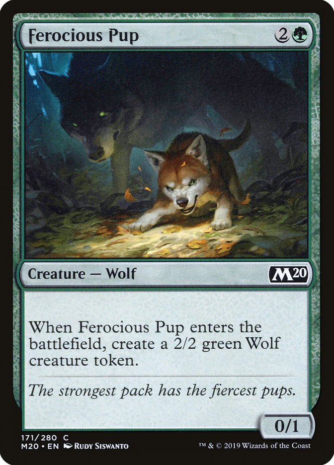 Ferocious Pup [Core Set 2020] | Odin's Place