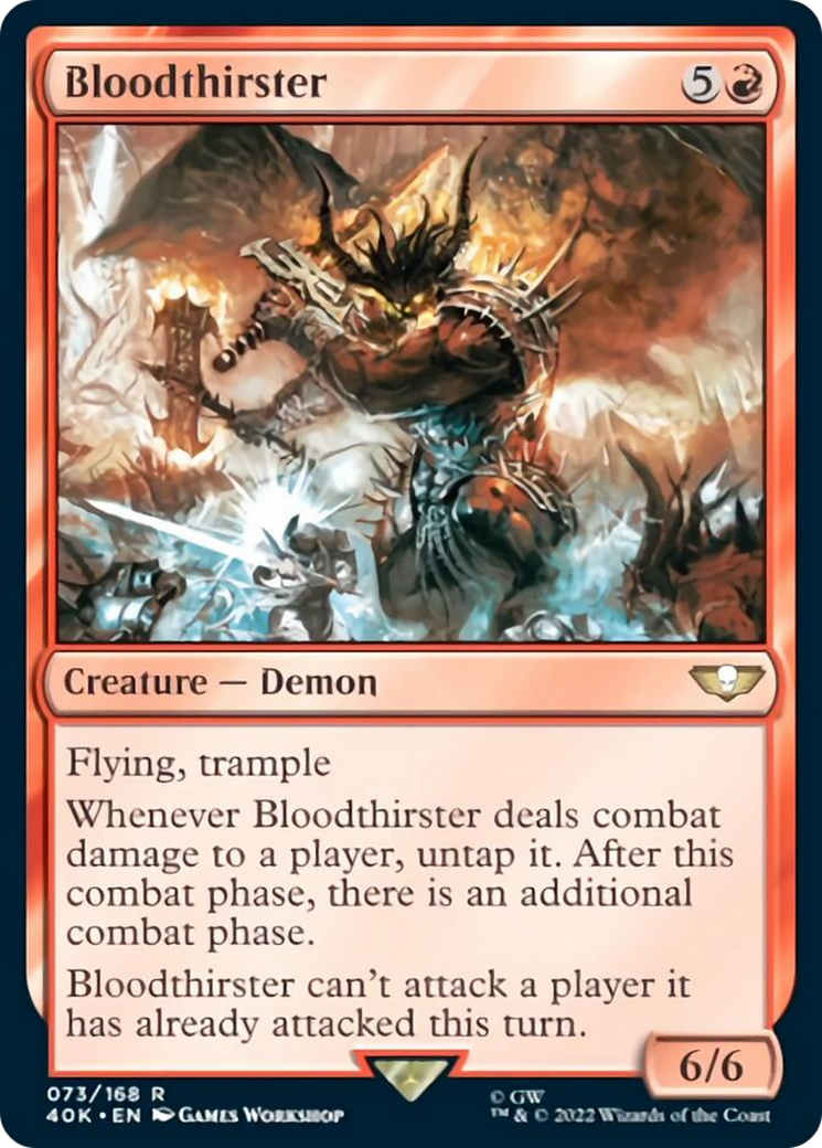Bloodthirster (Surge Foil) [Warhammer 40,000] | Odin's Place