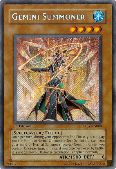 Gemini Summoner [TAEV-EN000] Secret Rare | Odin's Place