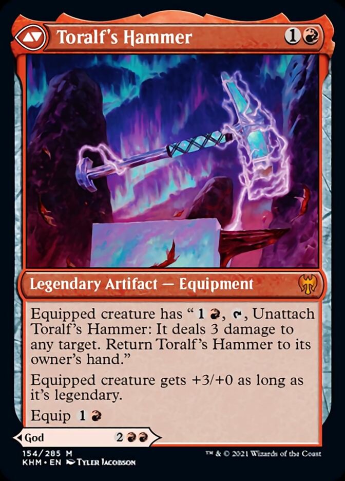 Toralf, God of Fury // Toralf's Hammer [Kaldheim] | Odin's Place