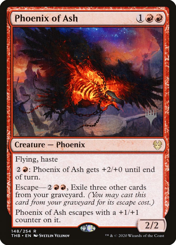 Phoenix of Ash (Promo Pack) [Theros Beyond Death Promos] | Odin's Place