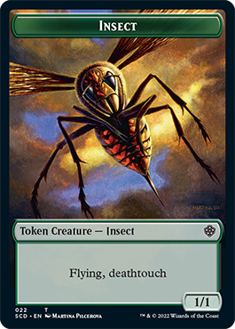 Insect // Soldier Double-Sided Token [Starter Commander Decks] | Odin's Place