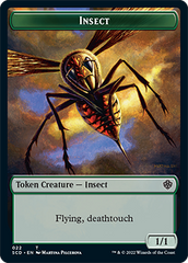 Insect // Soldier Double-Sided Token [Starter Commander Decks] | Odin's Place