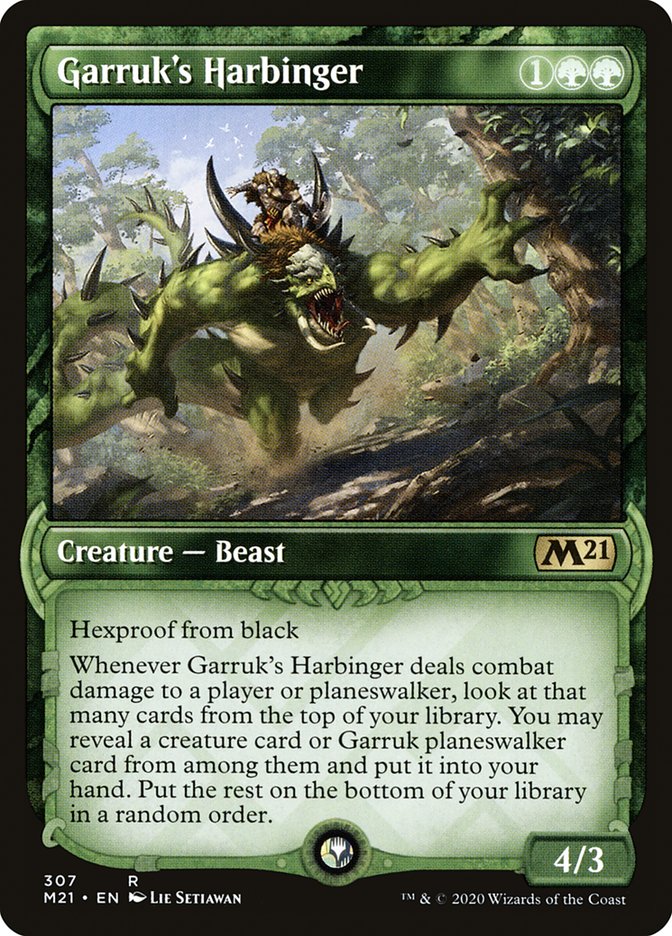 Garruk's Harbinger (Showcase) [Core Set 2021] | Odin's Place