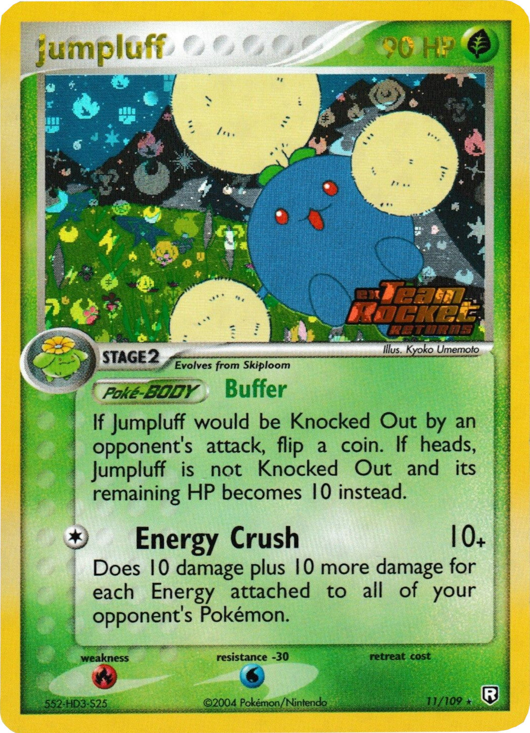 Jumpluff (11/109) (Stamped) [EX: Team Rocket Returns] | Odin's Place