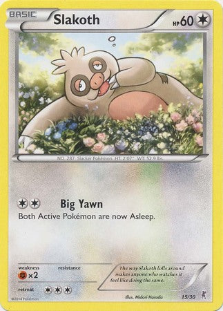 Slakoth (15/30) [XY: Trainer Kit 1 - Bisharp] | Odin's Place