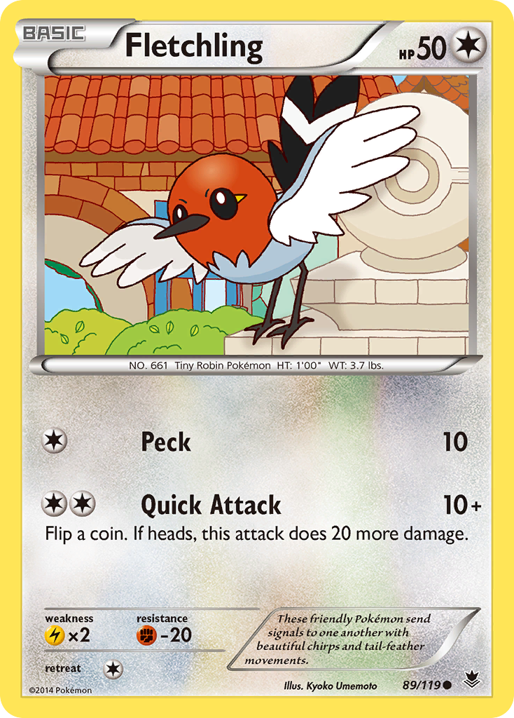 Fletchling (89/119) [XY: Phantom Forces] | Odin's Place