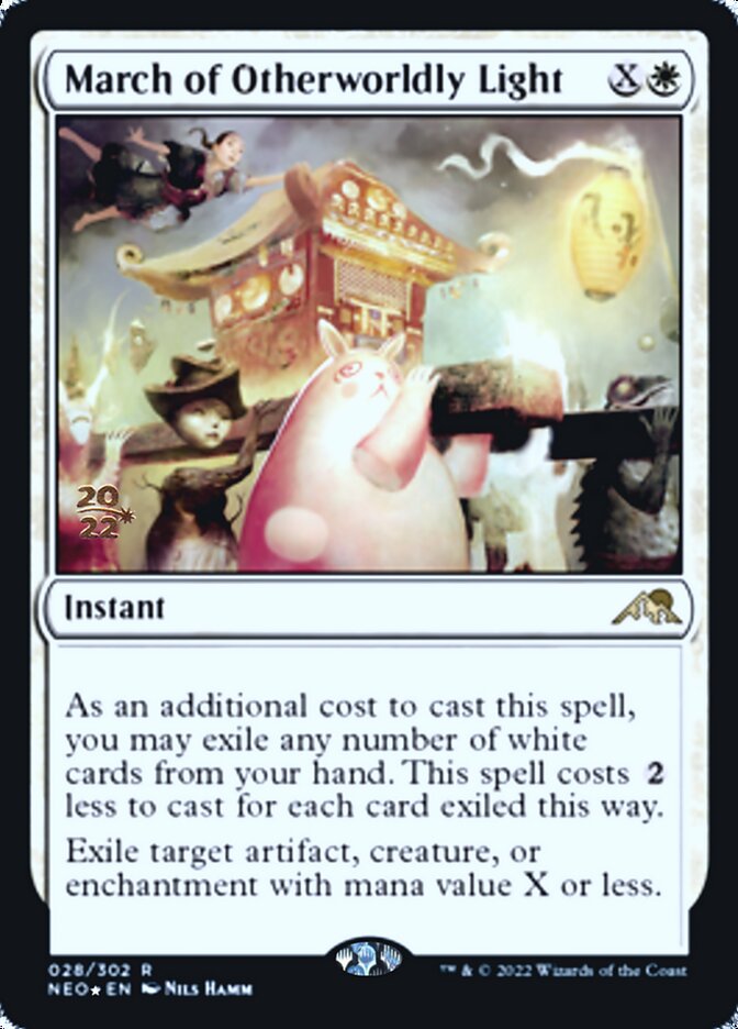 March of Otherworldly Light [Kamigawa: Neon Dynasty Prerelease Promos] | Odin's Place
