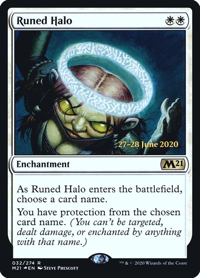 Runed Halo [Core Set 2021 Prerelease Promos] | Odin's Place