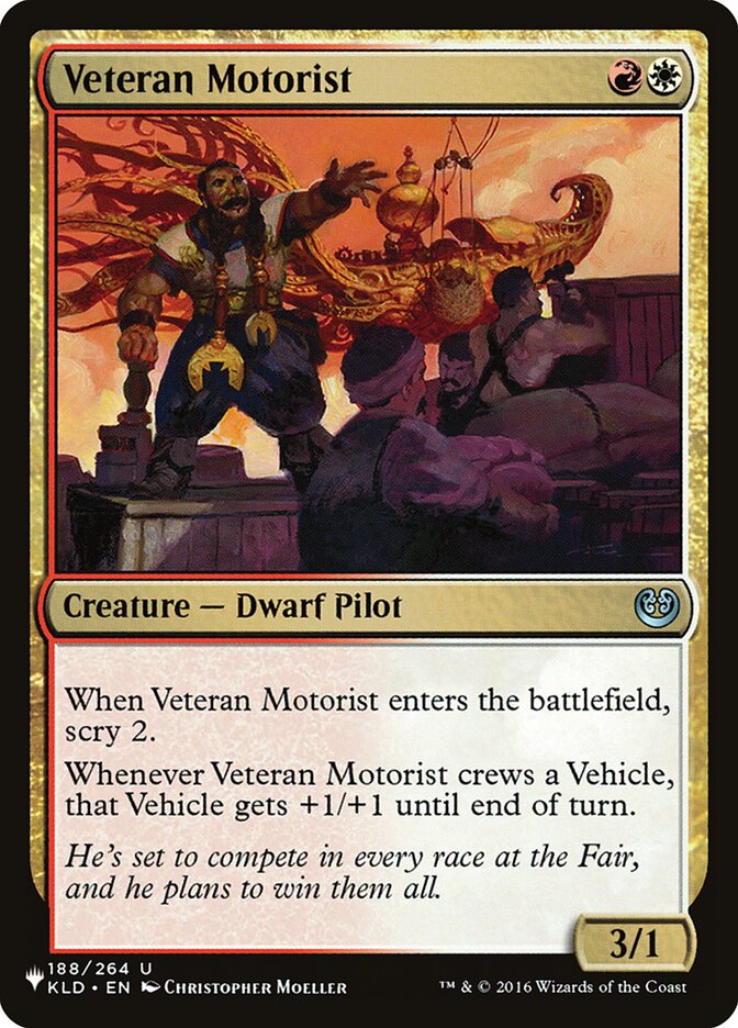 Veteran Motorist [The List] | Odin's Place