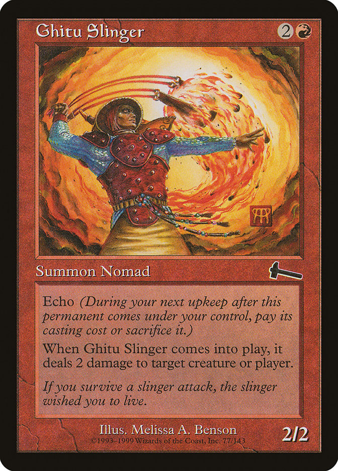 Ghitu Slinger (77) [Urza's Legacy] | Odin's Place