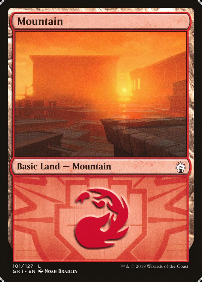 Mountain (101) [Guilds of Ravnica Guild Kit] | Odin's Place