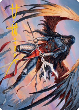 Liesa, Forgotten Archangel Art Card (Gold-Stamped Signature) [Innistrad: Midnight Hunt Art Series] | Odin's Place