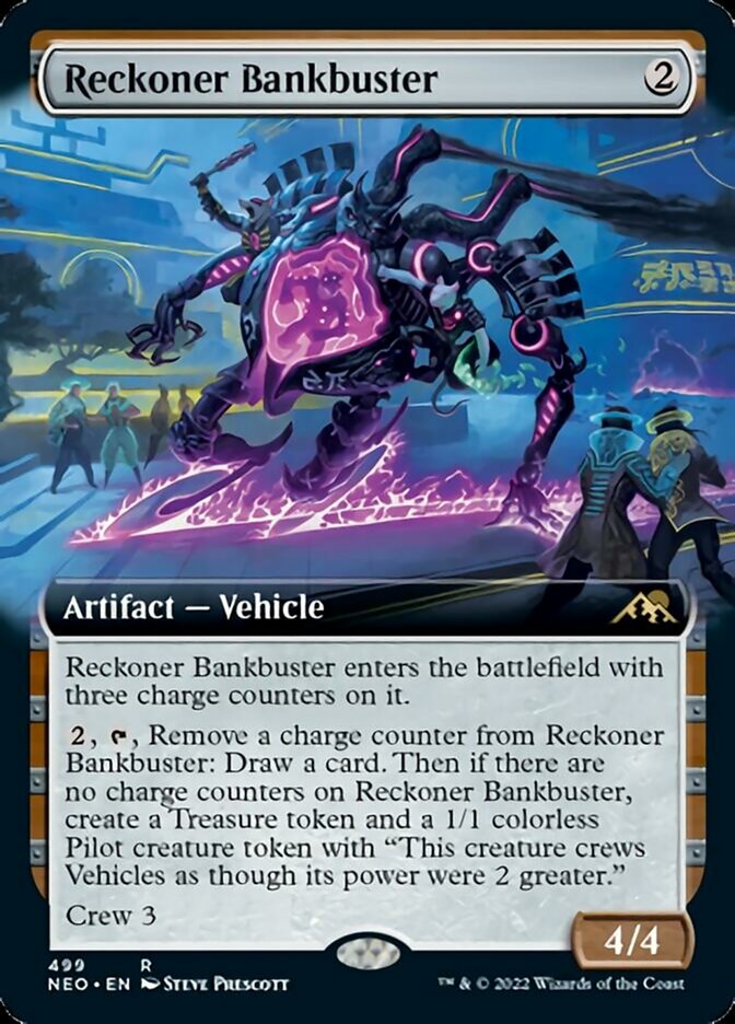 Reckoner Bankbuster (Extended Art) [Kamigawa: Neon Dynasty] | Odin's Place