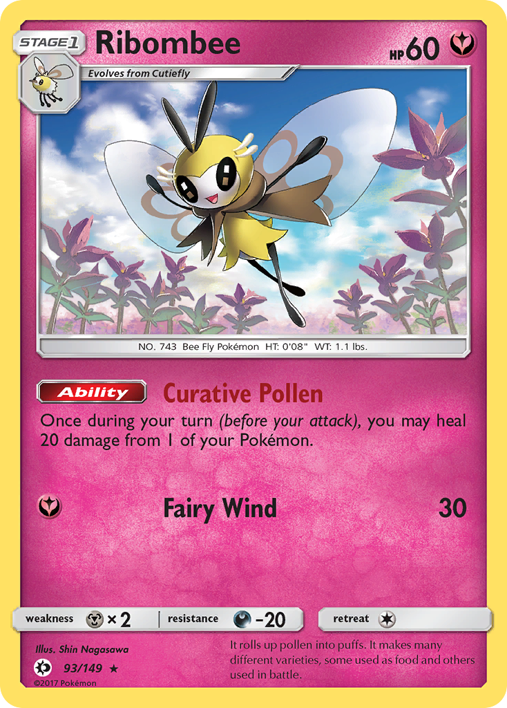 Ribombee (93/149) [Sun & Moon: Base Set] | Odin's Place