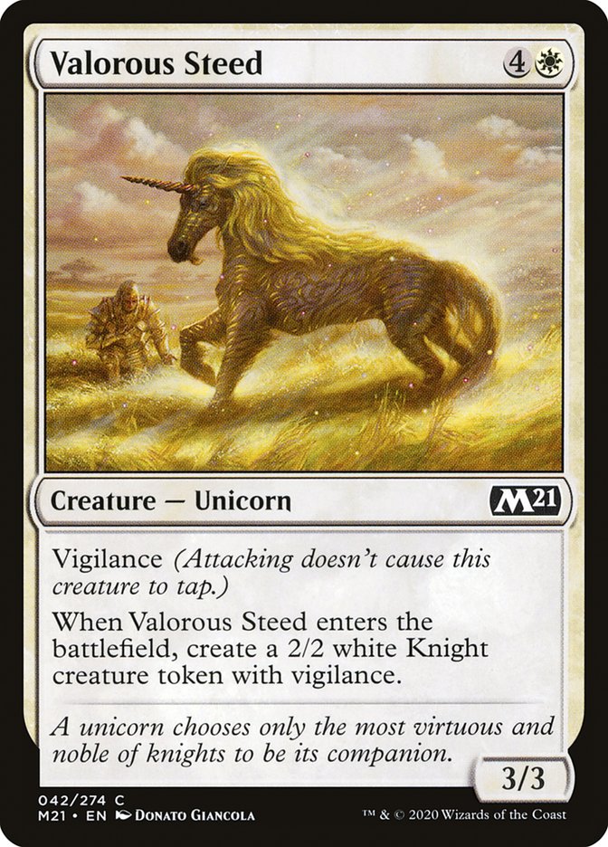 Valorous Steed [Core Set 2021] | Odin's Place