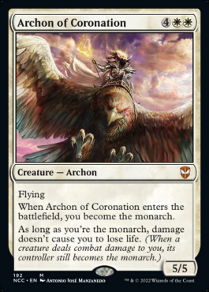 Archon of Coronation [Streets of New Capenna Commander] | Odin's Place