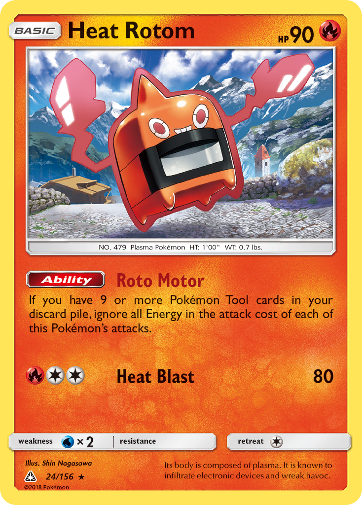 Heat Rotom (24/156) [Sun & Moon: Ultra Prism] | Odin's Place