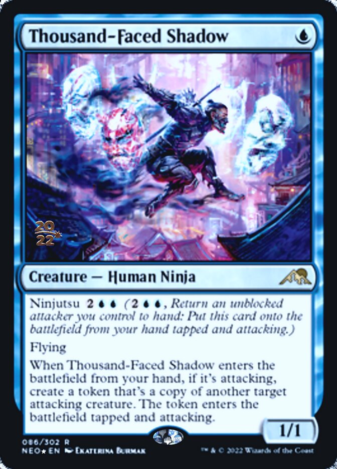 Thousand-Faced Shadow [Kamigawa: Neon Dynasty Prerelease Promos] | Odin's Place