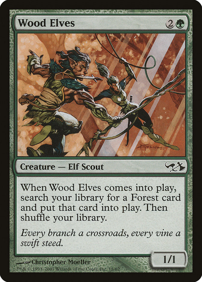 Wood Elves (18) [Duel Decks: Elves vs. Goblins] | Odin's Place