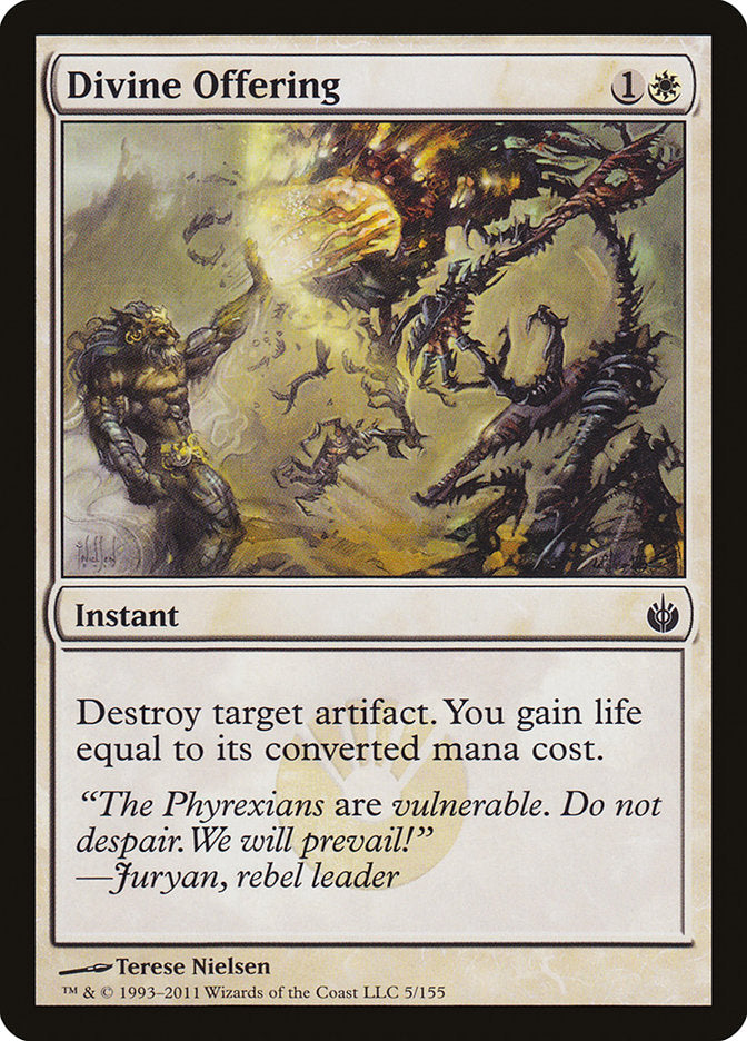 Divine Offering (5) [Mirrodin Besieged] | Odin's Place