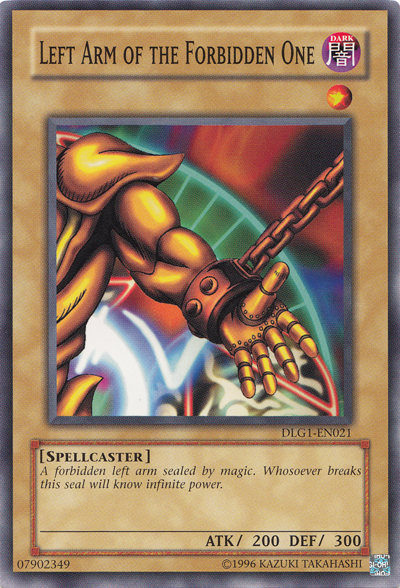 Left Arm of the Forbidden One [DLG1-EN021] Common | Odin's Place
