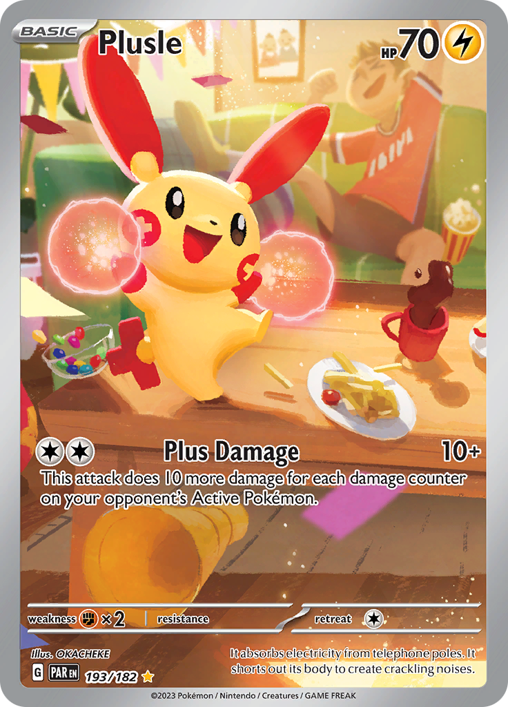 Plusle (193/182) [Scarlet & Violet: Paradox Rift] | Odin's Place
