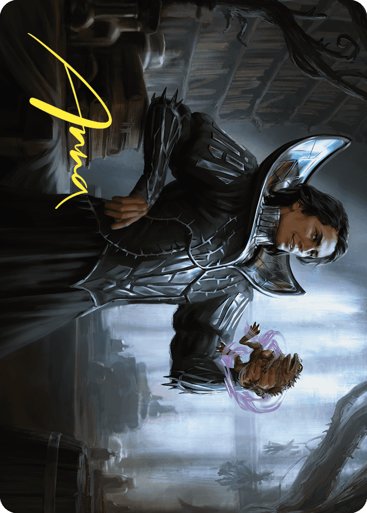 Spiteful Hexmage Art Card (Gold-Stamped Signature) [Wilds of Eldraine Art Series] | Odin's Place