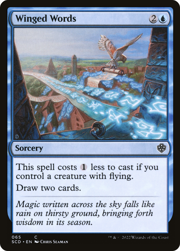 Winged Words [Starter Commander Decks] | Odin's Place
