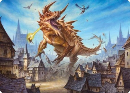 Tarrasque Art Card [Dungeons & Dragons: Adventures in the Forgotten Realms Art Series] | Odin's Place