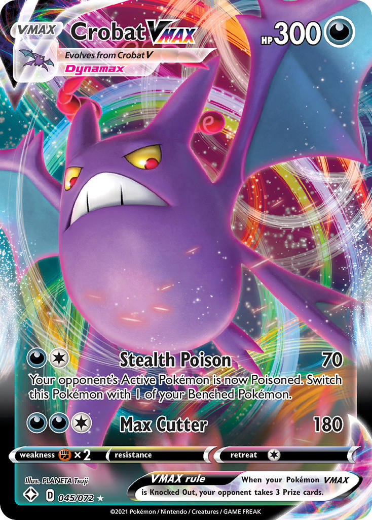 Crobat VMAX (045/072) [Sword & Shield: Shining Fates] | Odin's Place