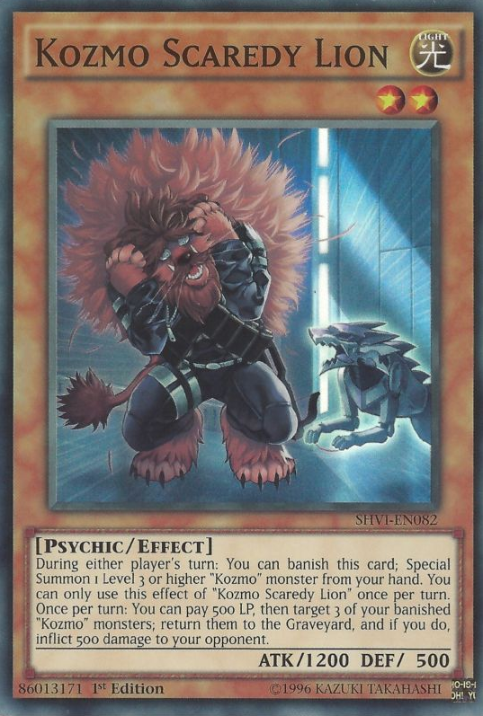 Kozmo Scaredy Lion [SHVI-EN082] Super Rare | Odin's Place