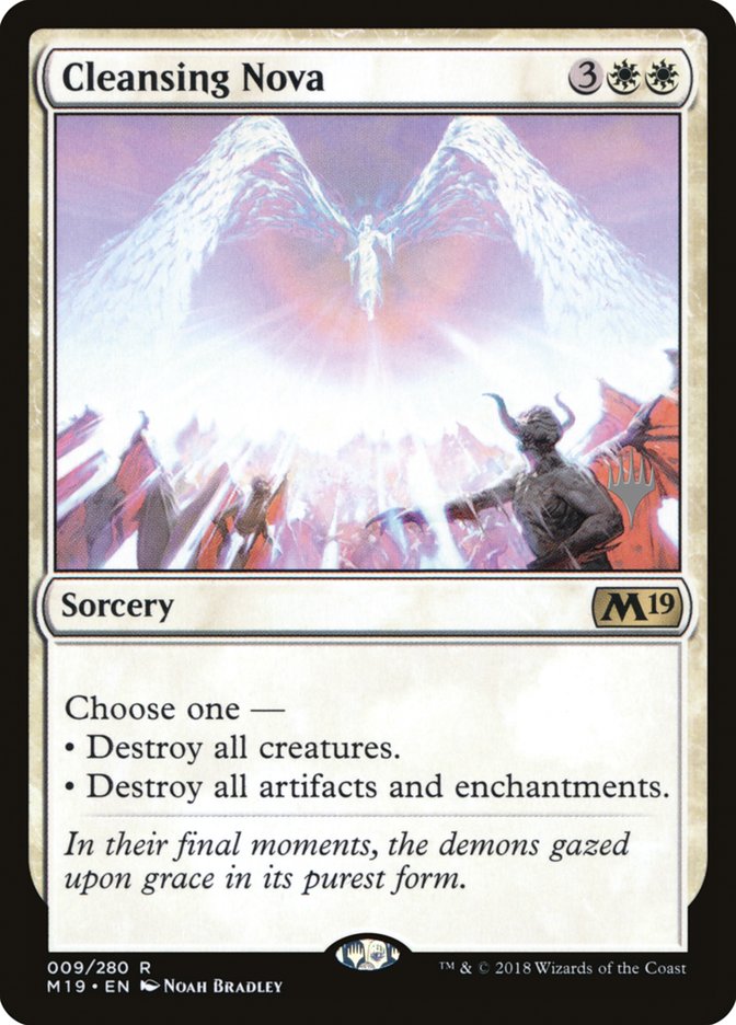 Cleansing Nova (Promo Pack) [Core Set 2019 Promos] | Odin's Place