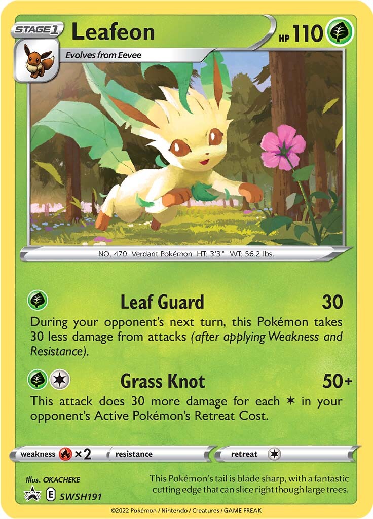 Leafeon (SWSH191) [Sword & Shield: Black Star Promos] | Odin's Place