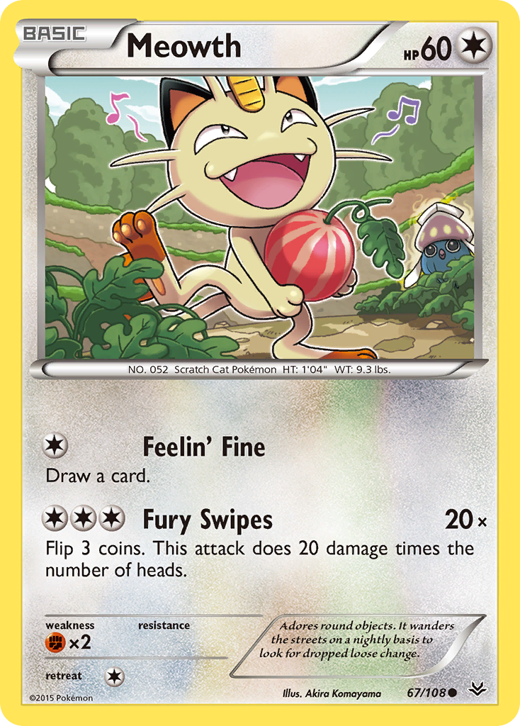 Meowth (67/108) [XY: Roaring Skies] | Odin's Place