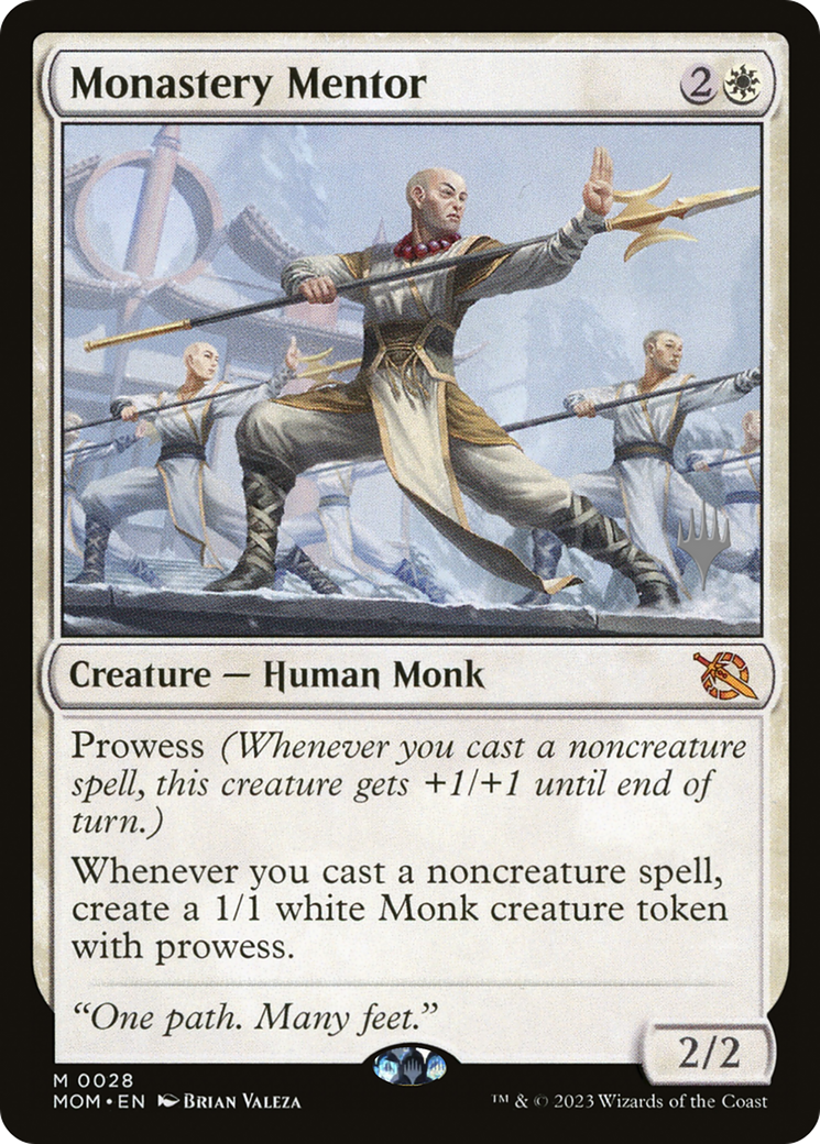 Monastery Mentor (Promo Pack) [March of the Machine Promos] | Odin's Place