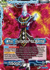 Whis // Whis, Invitation to Battle (BT16-021) [Realm of the Gods] | Odin's Place