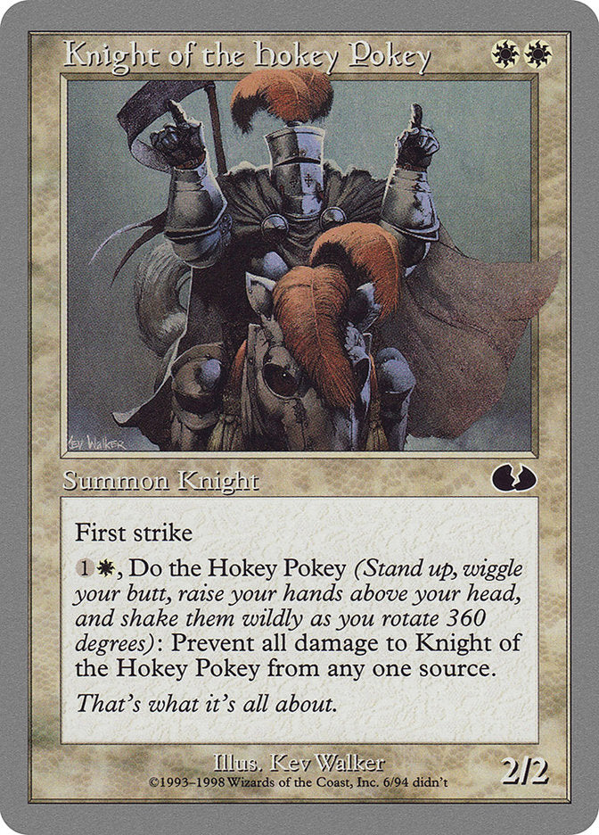 Knight of the Hokey Pokey (6) [Unglued] | Odin's Place