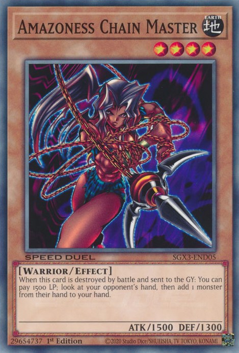 Amazoness Chain Master [SGX3-END05] Common | Odin's Place