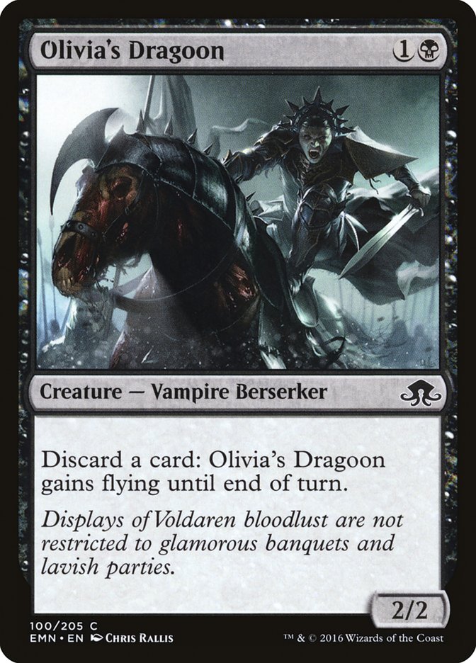 Olivia's Dragoon (100) [Eldritch Moon] | Odin's Place